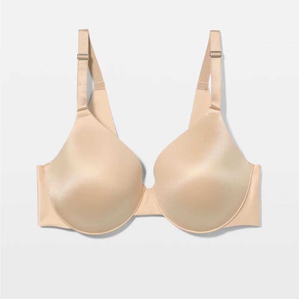 Soma Vanishing- Back Full Coverage Bra. Women’s Sz-38D Neutral | Ivory